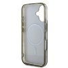 Guess GUHMP16SH4DTEW iPhone 16 6.1 brązowy/brown hardcase IML 4G Background MagSafe